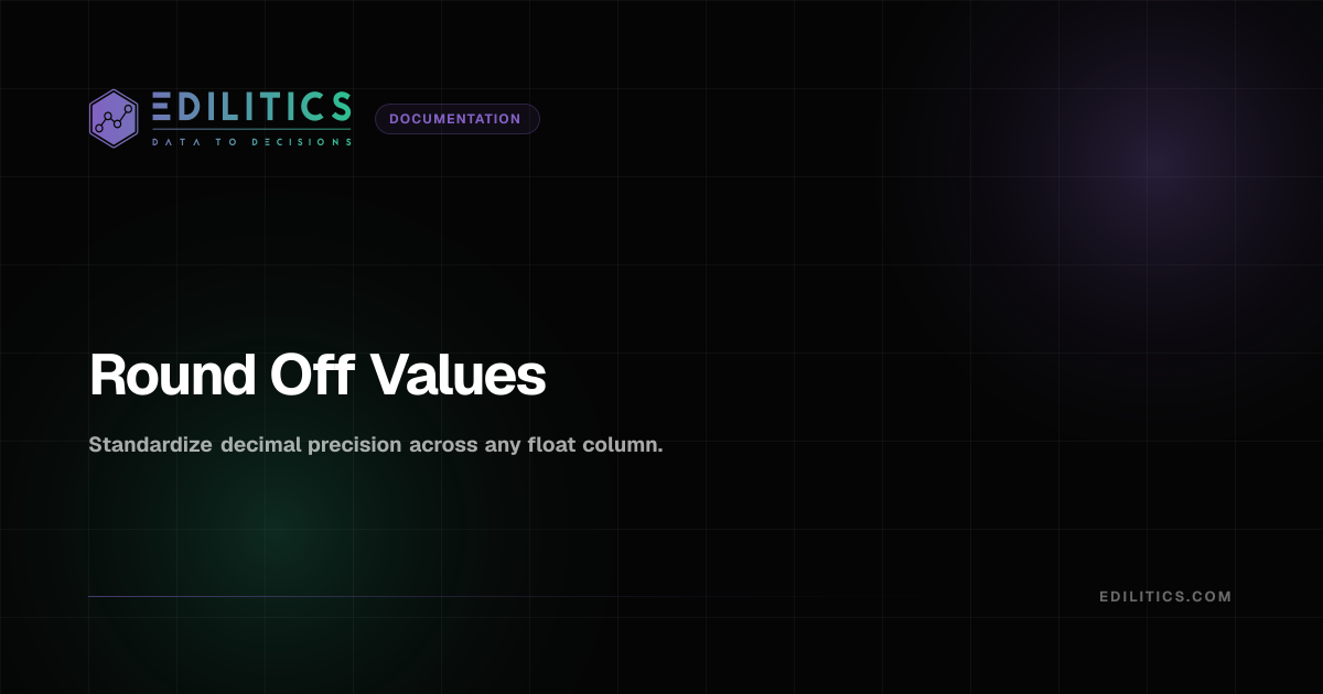 Round Off Values | Edilitics Docs